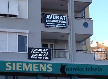 Avukat Tabelası Antalya