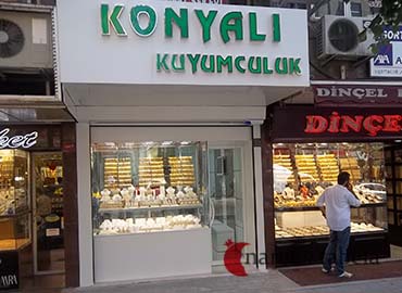 Kuyumcu Tabelası Antalya